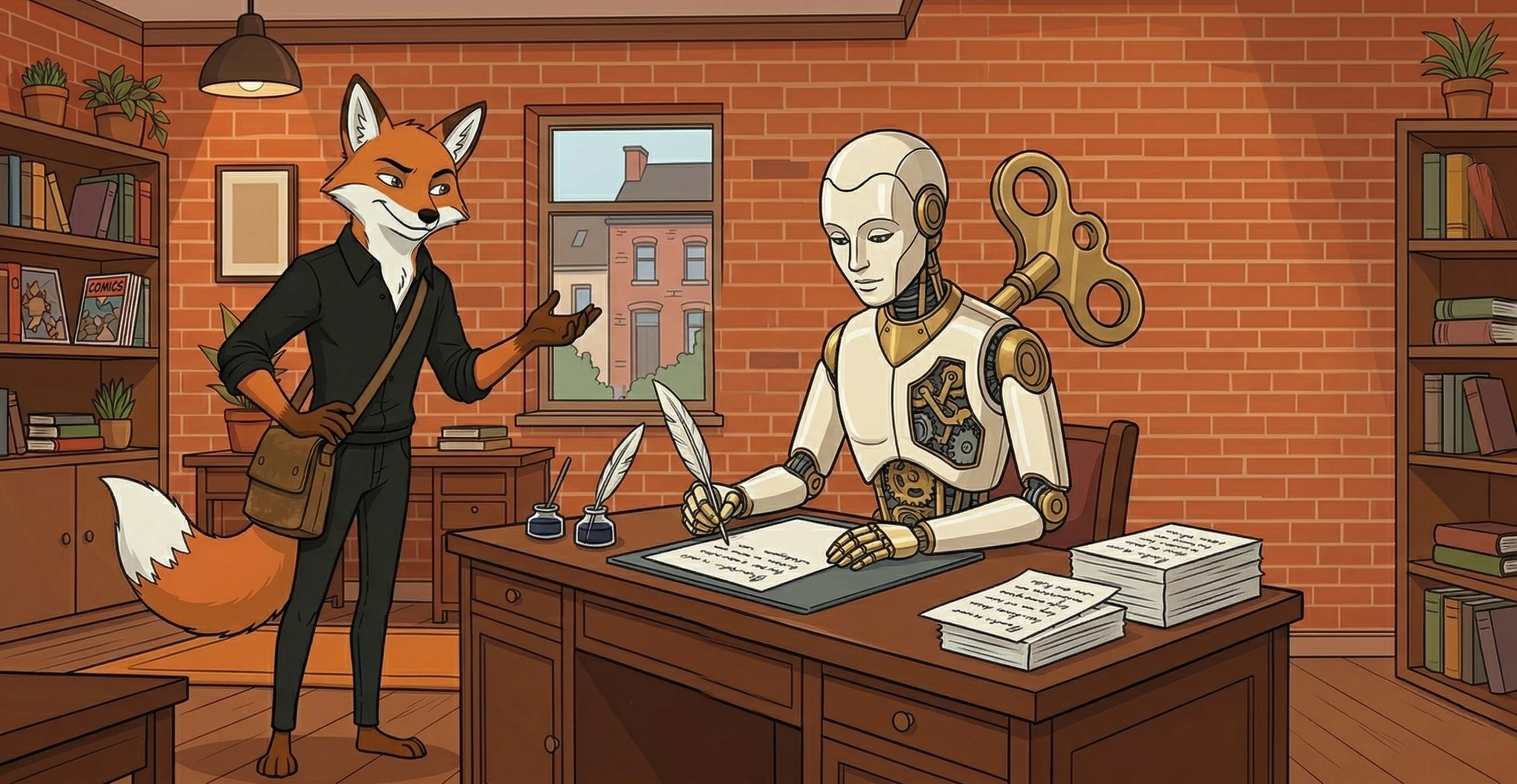 Image d'illustration mettant en scène Arnard le Renard