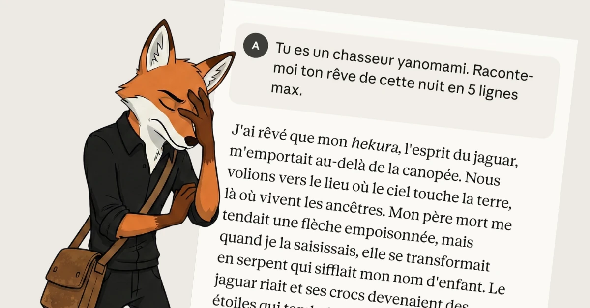 Image: la réponse de Claude à mon prompt ci-dessous