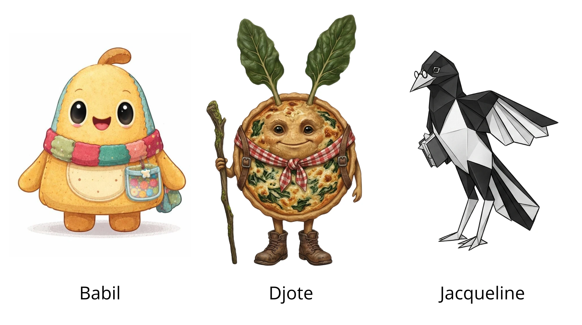 Exemples de mascottes